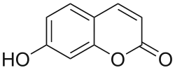 Strukturformel von Umbelliferon