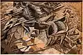 Angriff der Lanzenreiter, Umberto Boccioni, 1916