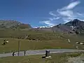 Die Passhöhe mit Blick zum Stilfser Joch
