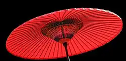 Ein japanischer Karakasa mit 60&nbsp;Speichen