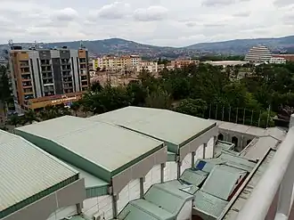 Blick auf den Jali vom Campaign Against Genocide Museum im Distrikt Gasabo aus (2022)