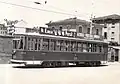 Straßenbahntriebwagen 224 im Jahr 1950