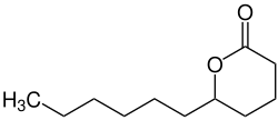 Strukturformel von Undecano-1,5-lacton