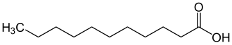 Strukturformel von Undecansäure