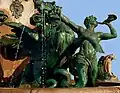 Mendebrunnen, Triton und Hippokamp