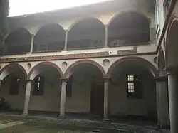 Der Hof Sforzesco.