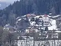 Ortskern von Unterbergen, Ansicht von Südwesten