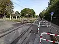 In Oppum auf Abschnitt 10 wird die Promenade dreimal mit einer Straßenüberquerung unterbrochen.