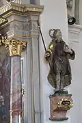 Heiliger Joachim am Chorbogen