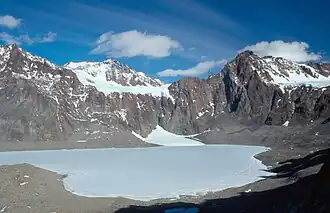 Der Untersee im Otto-von-Gruber-Gebirge, dem nordöstlichen Teil des Wohlthatmassivs