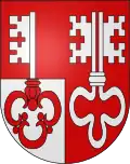 Kantonswappen von Unterwalden (ob und nid dem Wald) bis 1998