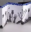 Mikhail Molochnikov. Ohne Titel, 2009. Originalzeichnung mit farbiger Tusche, Buch im Leporello-Format, Unikat.