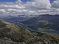 Blick über das Oberengadin.