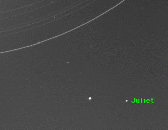 Voyager-2-Aufnahme von Juliet