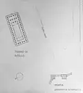 Lageplan der Porta Urbica