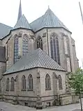 Apsis und Sakristei