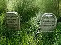Verwilderter Mennonitenfriedhof in der Gemeinde Urbeis