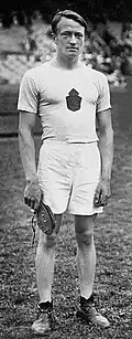 Silbermedaillengewinner Urho Peltonen hatte 1912 Bronze im beidarmigen Speerwurf&nbsp;gewonnen