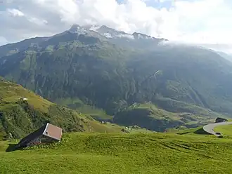 Gemsstock vom Nätschen (Nordosten) gesehen