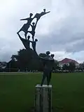 Skulptur Balanceakt