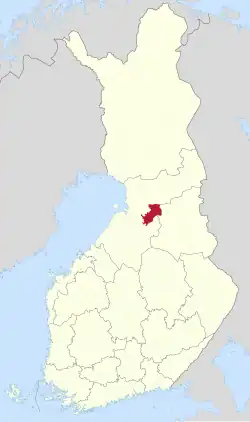 Lage von Utajärvi in Finnland