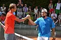 De Bakker und Ouahab beim Shakehands