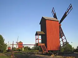 Windmühlen auf dem Myllymäki, dem Mühlenhügel