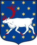Blau, mit goldenen Sternen bestreut (Västerbotten&nbsp;SE)