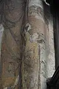 Malerei an einer Säule