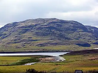 Vörðufell, Nordansicht von Skálholt her