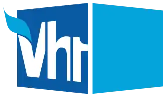 Logo von VH1 Polska bis 30. September 2015; aktuelles Logo von VH1 Danmark