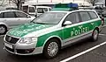 Streifenwagen der Polizei Baden-Württemberg mit dem Rufnamen Peter 2/394