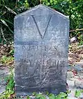 Meilenstein bei Kapstadt (Südafrika)