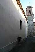Die Cappella della Compagnia, im Hintergrund der Campanile der Kirche San Cristoforo.