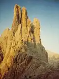 Vajolet-Türme 2.790&nbsp;m (Hauptturm 120&nbsp;m hoch), Südtirol, Italien