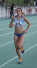 Valeria Roffino verpasste das Finale als Achte ihres Vorlaufs um mehr als sieben&nbsp;Sekunden