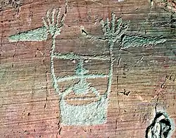 „Le Sorcier“-Gravur im Vallée des Merveilles
