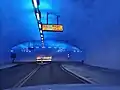 Kreisverkehr im Vallaviktunnel