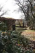 Neuer Teil des Friedhofs