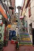 Bunte Treppen