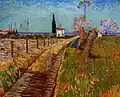 Vincent van Gogh: Wiese bei Arles, April 1888, Privatsammlung