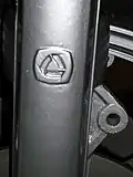 Logo auf der Vorderradgabel