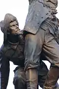 Vara-de-Rey-Denkmal, Detail