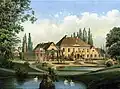 Schloss Varzin um 1860 (Gemälde, Sammlung Alexander Duncker)
