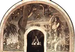 Die Versuchung, 1885–1896, Fresko in der Wladimirkathedrale