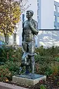 Vater und Sohn, Leipzig-Schönefeld, Bronze, 1979