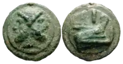 Aes grave (As) mit dem Einheits-Strich (I)