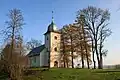 Katholische Kirche St. Lorenz in Vecpils, erbaut 1644
