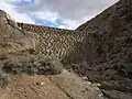 Staumauer des Stausees Presa del las Peñitas