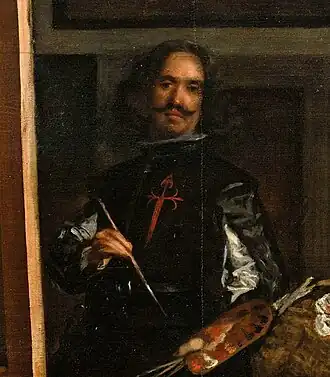 Selbstbildnis von Velázquez im Las Meninas-Gemälde